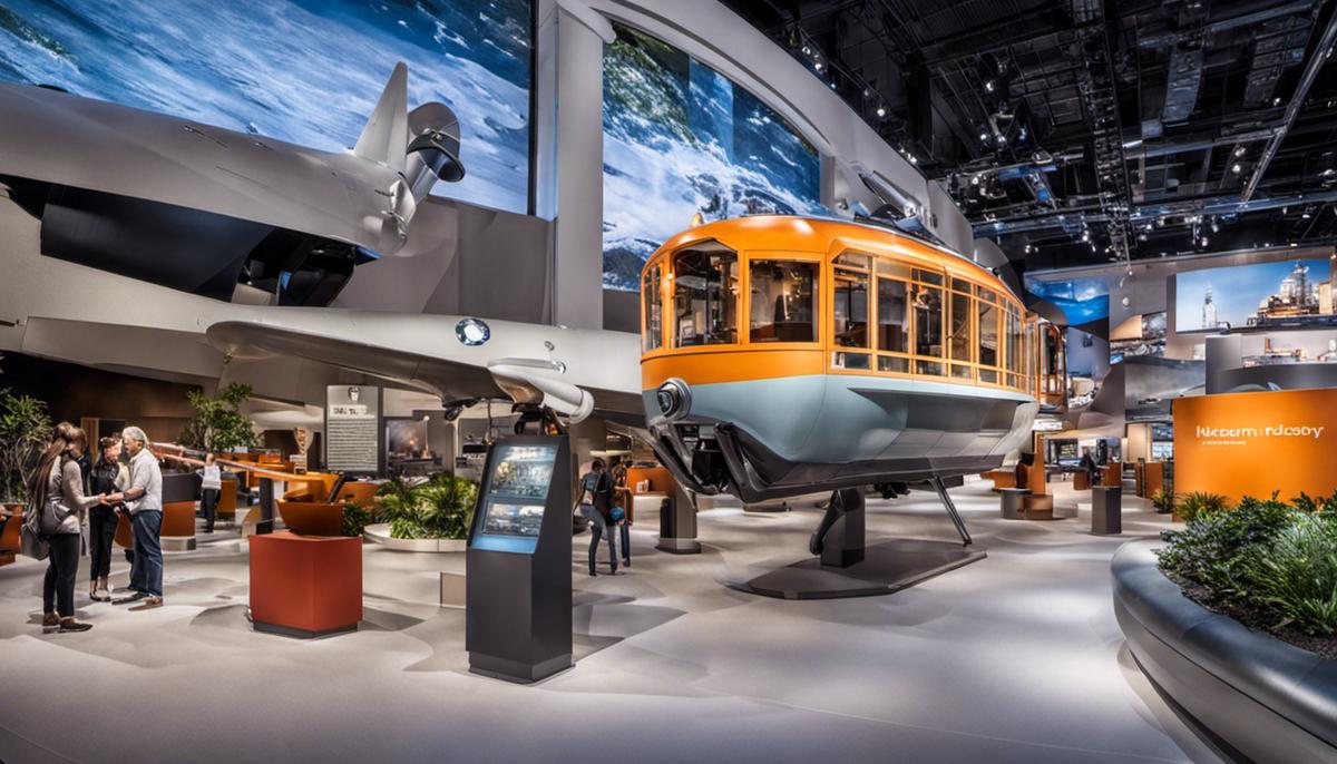 An image of the Museum of Science & Industry, showcasing its interactive exhibits and engaging displays.